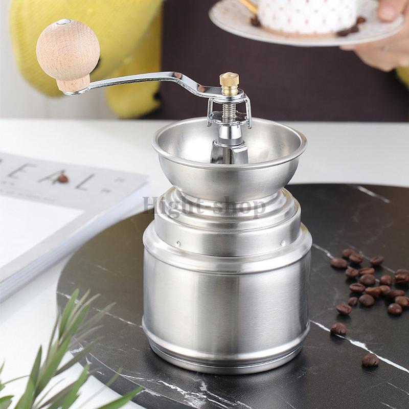 コーヒーミル 手動 手挽きコーヒーミル コーヒー豆 手挽き　粗さ調整可能 軽量 ステンレス鋼 アウトドア coffee キッチン用品 キャンプ プレゼント