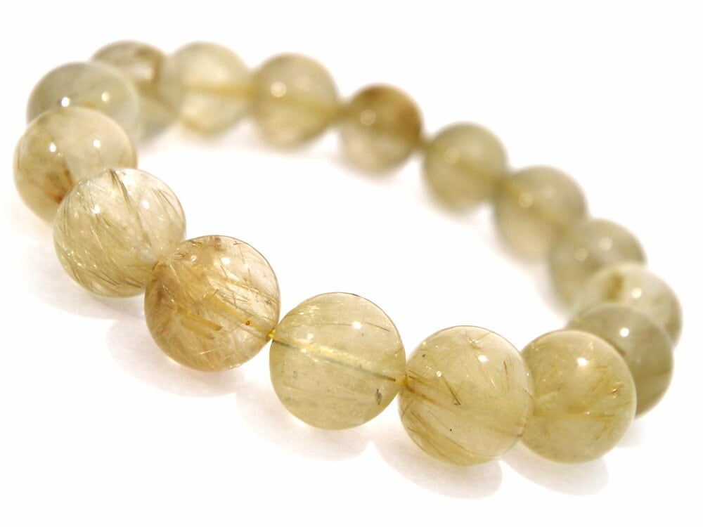 ゴールドルチルクォーツ ルチルクォーツ ブレスレット 11mm パワーストーン ブレスレット メンズ レディース 天然石 数珠 アクセサリー メンズブレスレット レディースブレスレット パワ h880