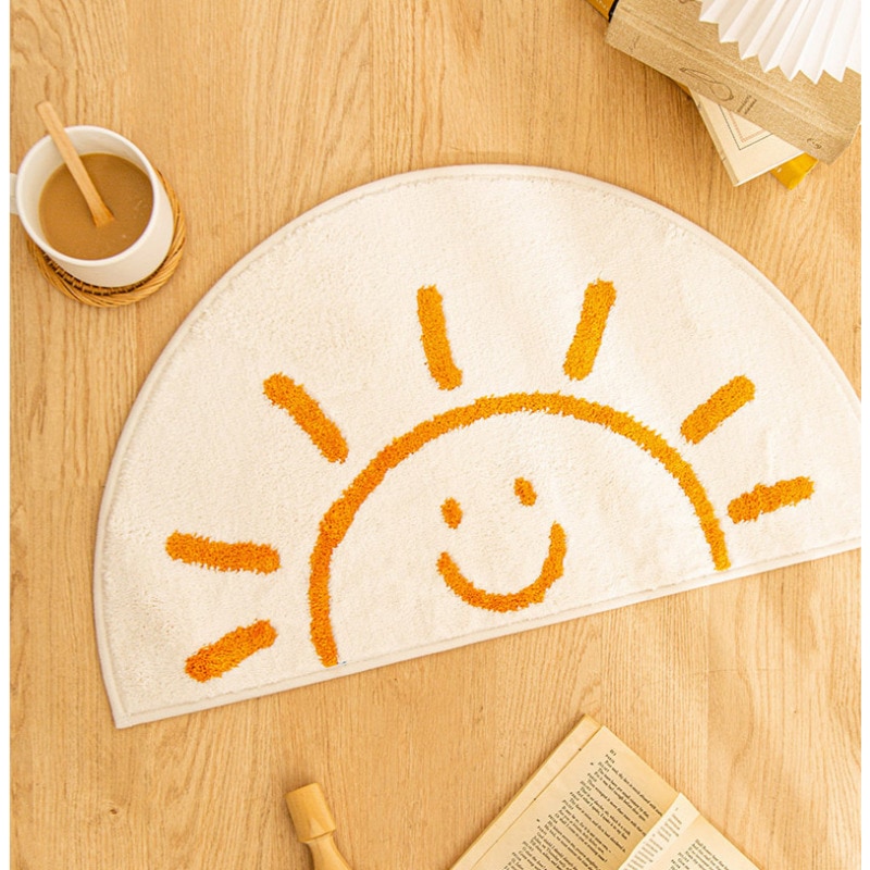 DECOVIEW/ Sunshine Smile Soft Foot Mat/ 足マット