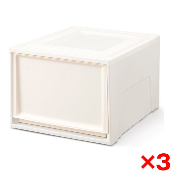 3個セット BC-LD オフホワイト/アイボリー チェスト メーカー直送