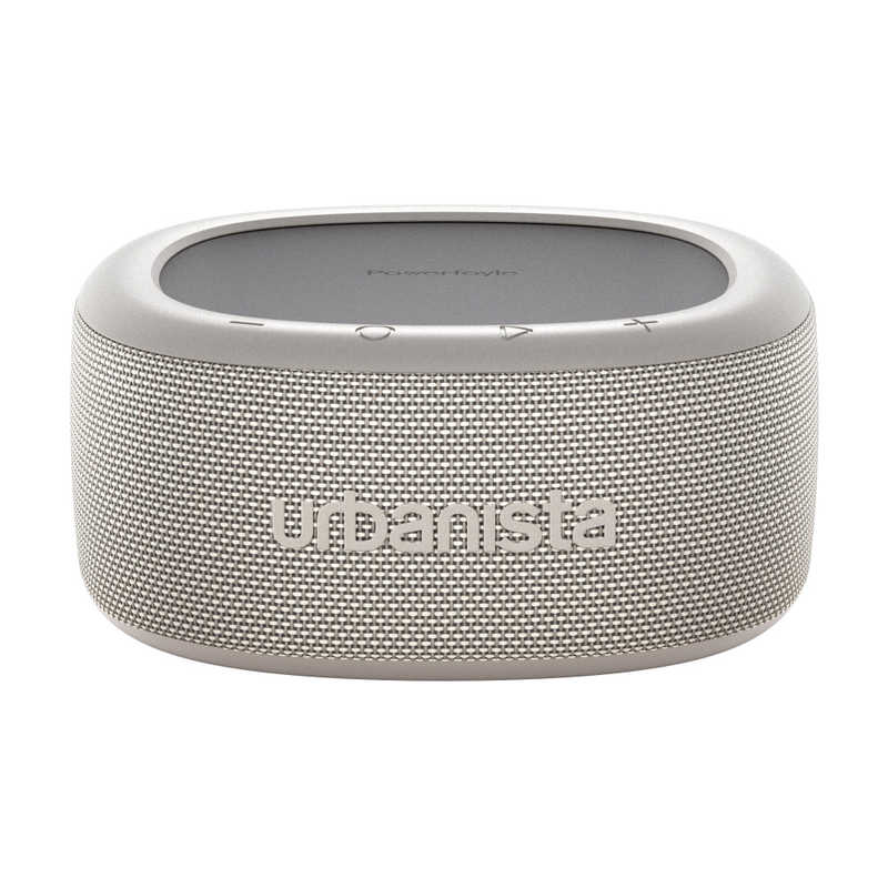 URBANISTA　ブルートゥーススピーカー MALIBU（マリブ）ソーラー充電機能搭載スピーカー デザートグレー [防水 /Bluetooth対応]　1037551