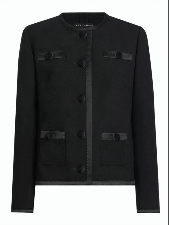 DOLCE & GABBANA Women Jackets F27EBT FU2L8N0000 Black