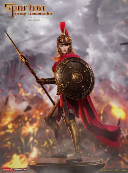 TBLeague スパルタの勇士 Golden Spartan Army Commander Golden 1/6 アクションフィギュア PL2022-189A