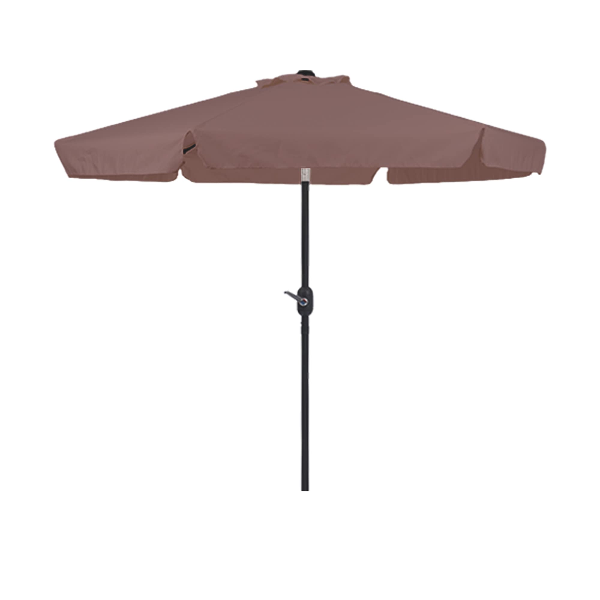[国内発送!送料無料!]パラソル単体 直径220cm 30+UPF紫外線対策 角度調整 パラソルセット ベース パラソル ガーデンパラソル【ブラウン】
