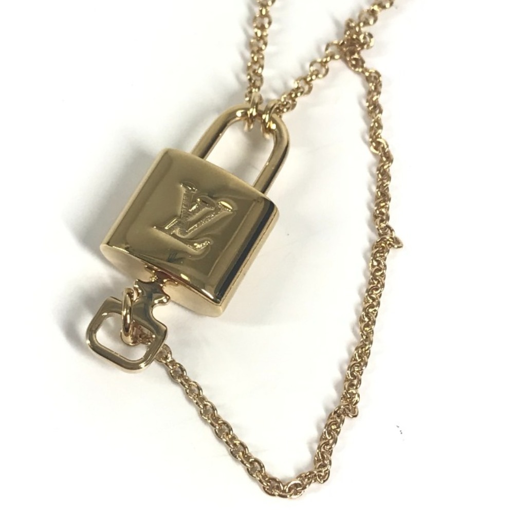 ネックレス M00567 コリエ LVロッキー カデナ ロゴ チェーンネックレス アクセサリー メタル ゴールド