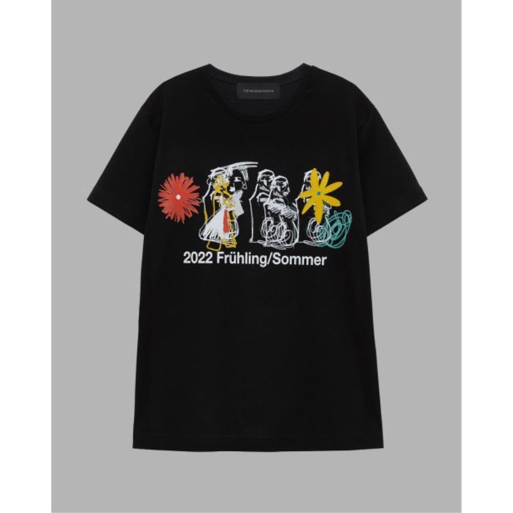 THE MUSEUM VISITOR STATUE TSHIRTS BLACK 07895