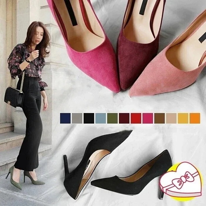 楽 走れる クッション 脱げ ポインテッド 【1つ買うと1つ無料】【メガ割 痛くない ハイヒール 歩きやすい 】パンプス 9cmヒール