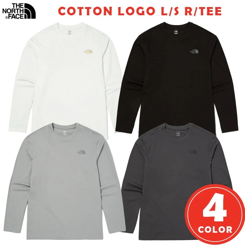韓国正規品保証 関税負担なし NT7TN02A COTTON LOGO LS R TEEデイリー 基本 着装 男子 女子 人気 韓国 ファッション 男女共用 アウトドア