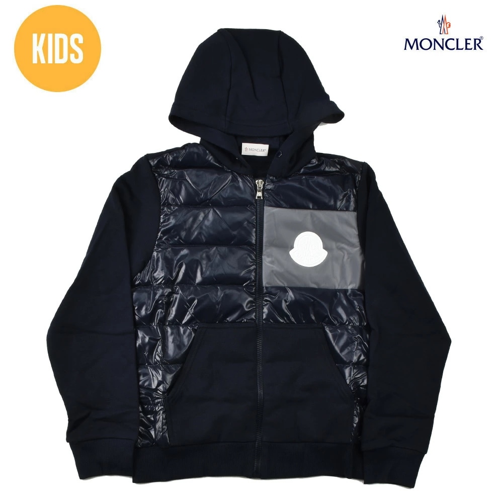 モンクレール MONCLER 49947.05 53048/778 PERCHES NAVY ダウンコート ダウンジャケット Aライン フード付き ネイビー[8g50820-742]