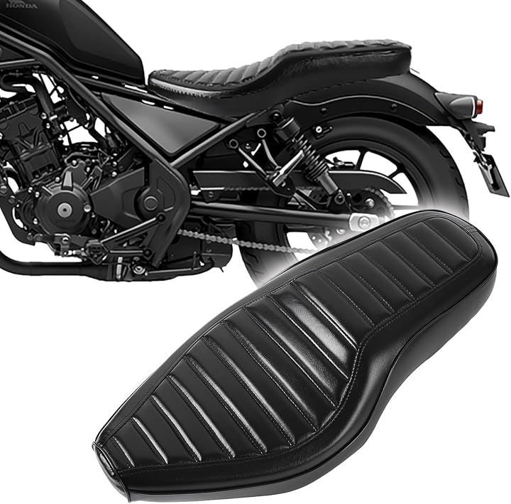 互換品 レブル 250 500 シート(ブラック, 純正互換仕様)