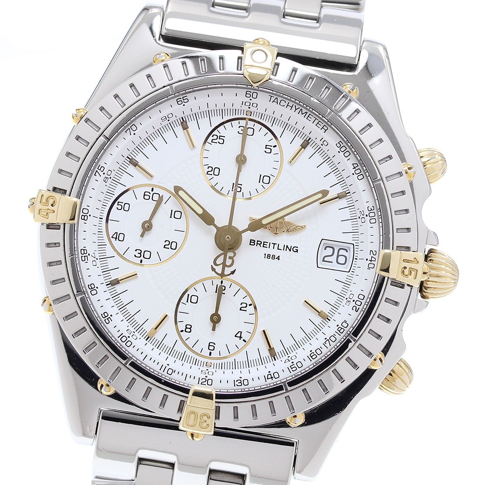ブライトリング BREITLING B13050.1 クロノマット ビコロ デイト クロノグラフ 自動巻き メンズ _896172【中古】