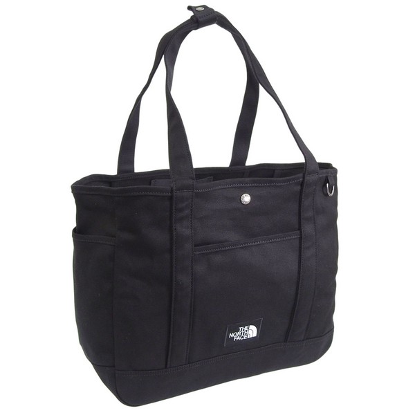ノースフェイス バッグ メンズ レディース トートバッグ コットン ブラック ALL-DAY TOTE L NN2PR69A-BLK THE NORTH FACE A4対応
