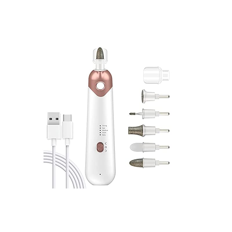 電動ネイルケアセット 角質除去 甘皮処理 電動爪切り爪磨き 2000mAh 5段階調整 サロン適用