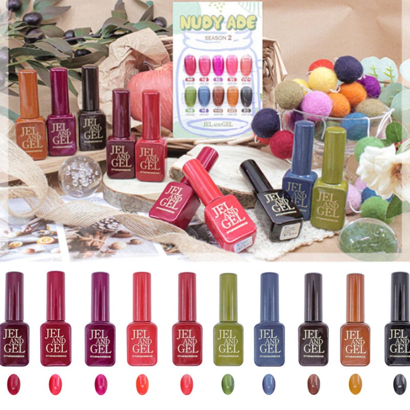 [JEL AND GEL ] NUDY ADE Season2 10色 SET / 濃い果物の香り