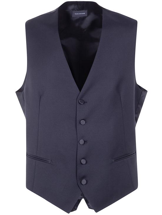 TAGLIATORE Men Vests GFBK05A LIS070001 N5712 BLACK