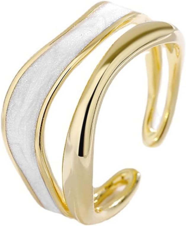 シルバーリング フリーサイズ 多連交差指輪 純銀製 サイズ調節可能 金属アレルギー対応