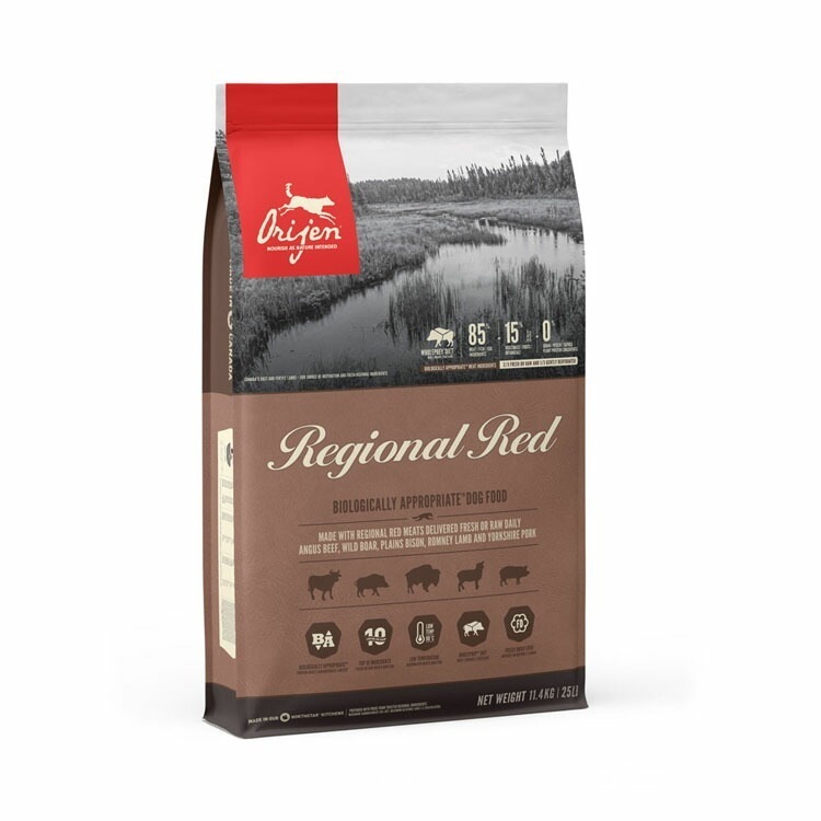 オリジン レジオナルレッド ドッグ 11.4kg ドッグフード 犬 ペットフード 全犬種 ドライ たんぱく質 大型犬 中型犬 小型犬 orijen 【D】