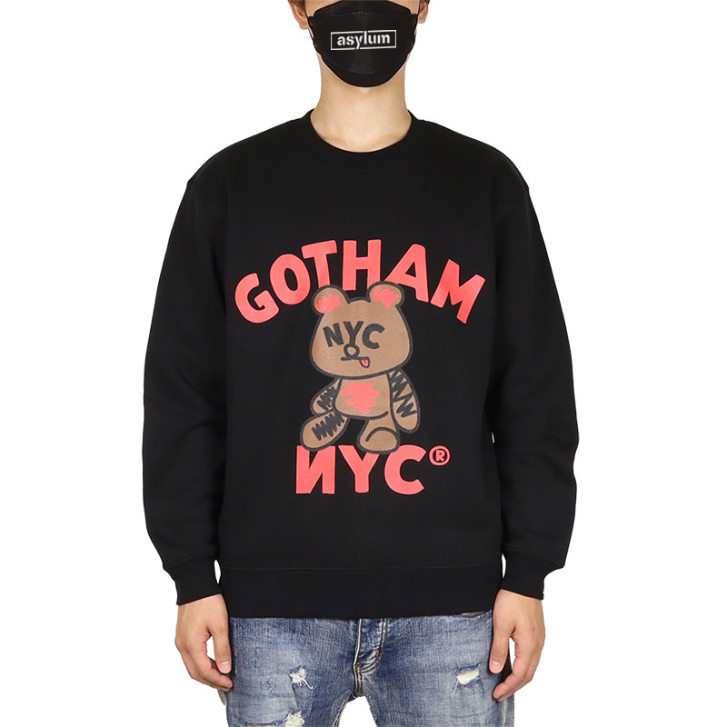 ゴッサム NYC トレーナー GOTHAM NYC スウェット メンズ レディース ブランド 大きいサイズ おしゃれ おすすめ 人気 黒 155