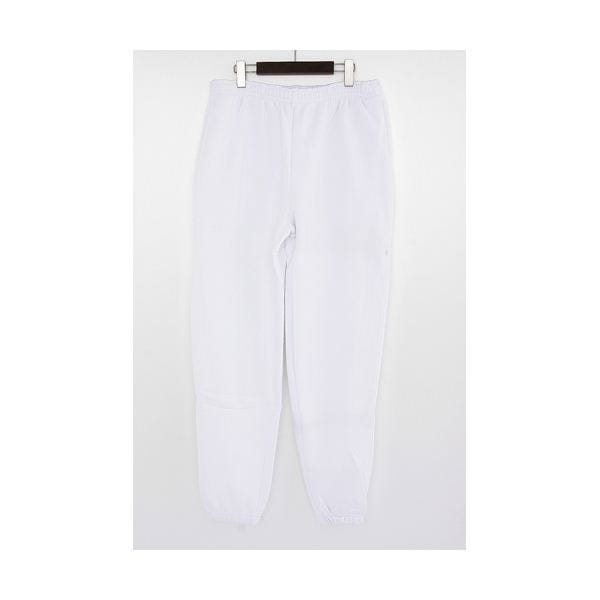 超ヘビーウェイト13OZ裏起毛スウェットパンツ ホワイト Lサイズ