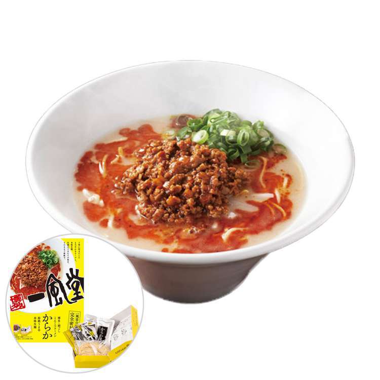 一風堂 からか箱1食6箱 らーめん 渡辺製 麺 沖縄離島は配送不可 販売元より直送