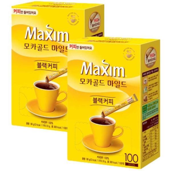OFL73917マキシム モカゴールド ブラックコーヒー コーヒーのみ 100Tx2ボックス