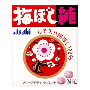 アサヒグループ食品 梅ぼし純 24粒×10個