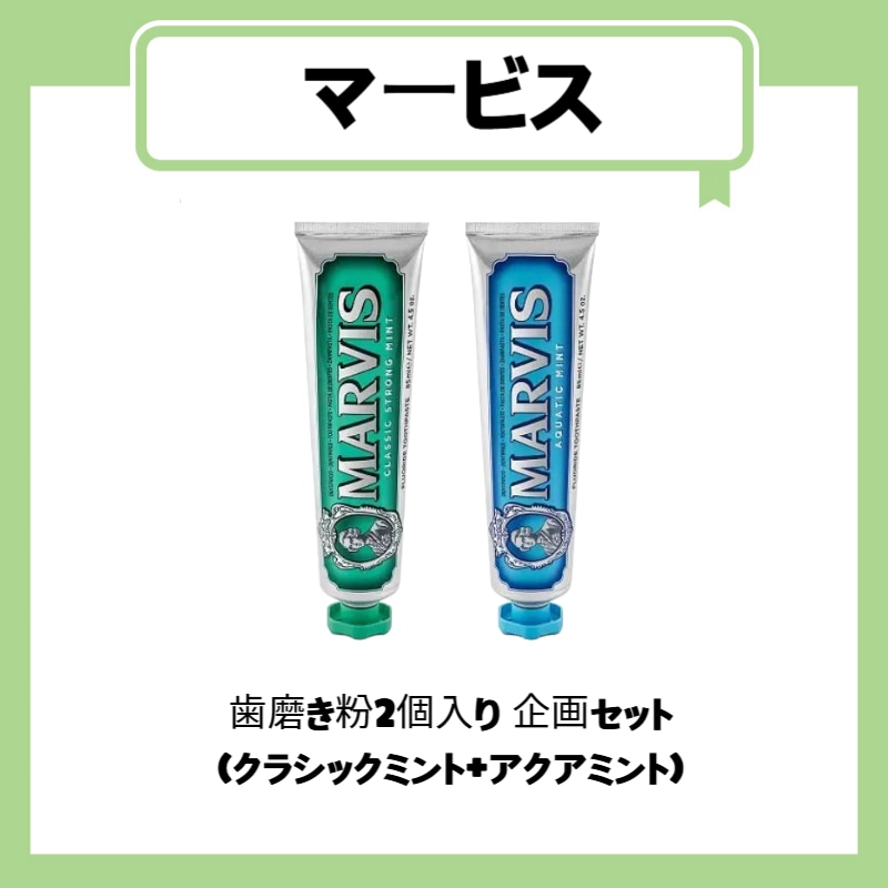 歯磨き粉2個入り 企画セット (クラシックミント+アクアミント)