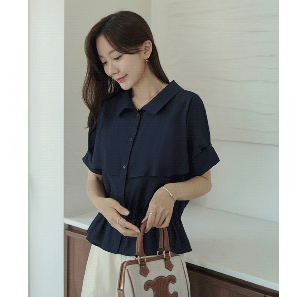 クリック&ampファニー マルモカラ バンディング ブラウス モデル名