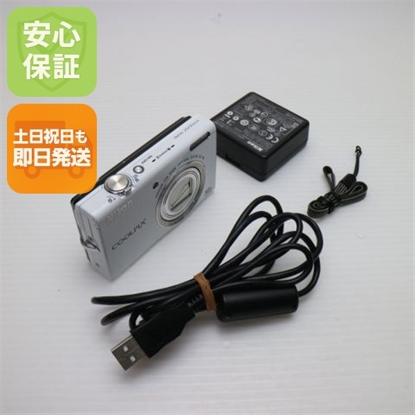 美品 COOLPIX S6200 ナチュラルホワイト デジカメ Nikon 127