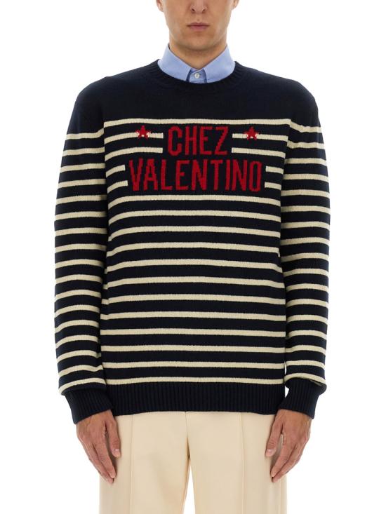 VALENTINO GARAVANI Men Sweater 7V3KC34WB1W DYB BLUE