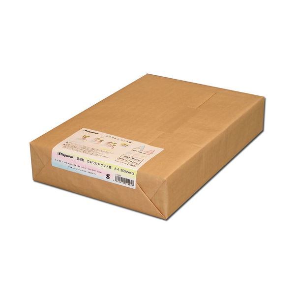 （まとめ）長門屋商店 OAマルチケント紙 美彩紙 A4 ナ-962V 1パック（250枚） [x2]