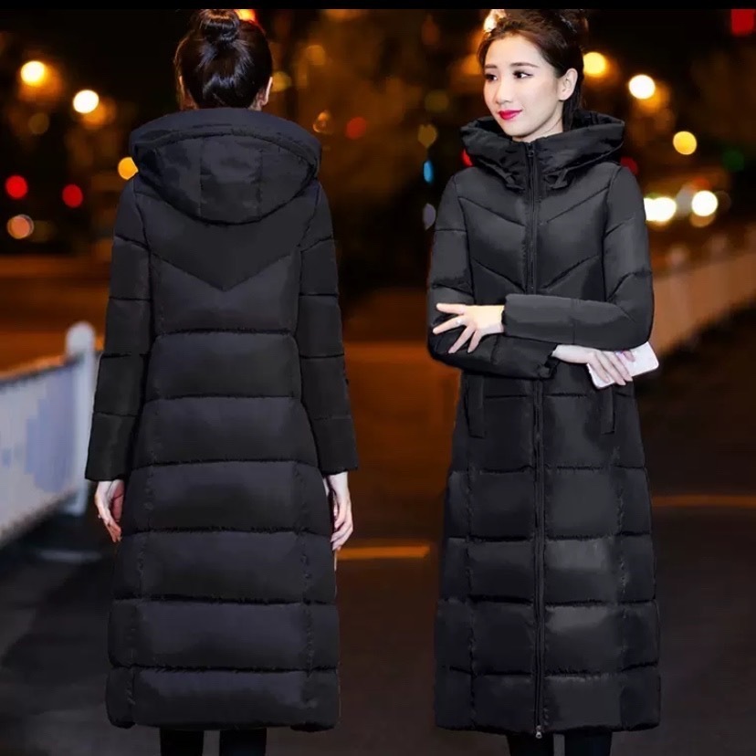 アウター ダウンジャケット ロング ダウン スタンドカラー ルーズ 長袖 綿 通勤 春 秋 冬 レギュラー丈 M L XL 2XL 3XL スタンドカラー 袖あり かわいい 大人可愛い カジュアル