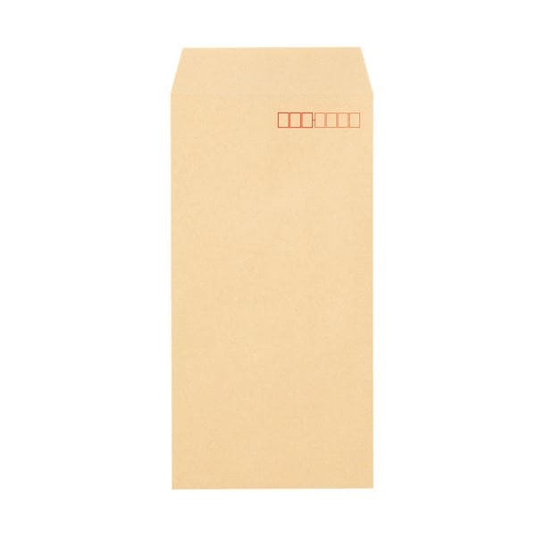 （まとめ）TANOSEE クラフト封筒 テープ付 70g 長3 枠あり 1000枚入3パック3セット