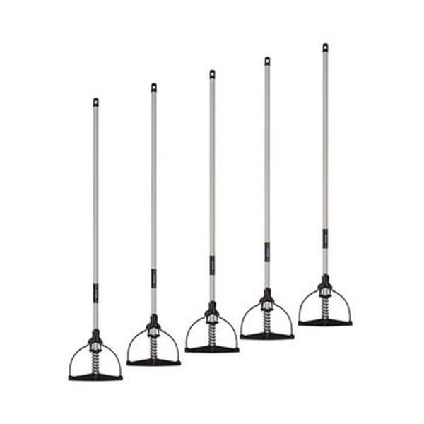 （まとめ）テラモト ニューダンディモップ 糸なしCL-900-138-0 1セット（5本）[x3]