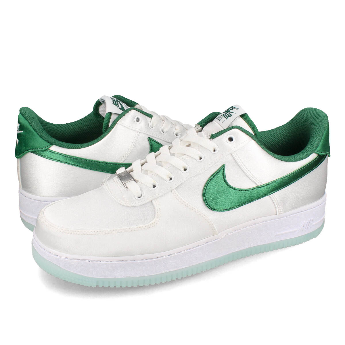 NIKE WMNS AIR FORCE 1 07 ESSENTIALS WHITE/SPORT GREEN/ICE/SPORT GREEN