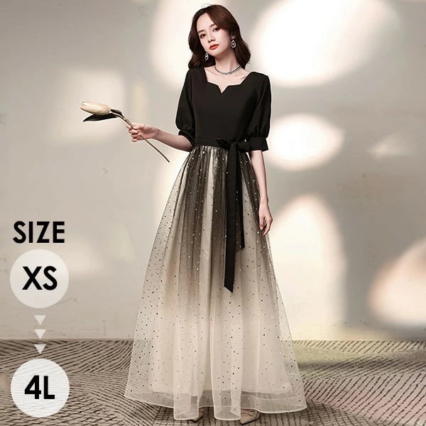 おすすめランキングドレス 大人 ピアノ 発表会 演奏会用ドレス ロングドレス 演奏会 イブニングドレス 結婚式 母親 ピアノ発表会 中学生 パーティードレス 発表会ドレス ミモレ丈 袖付き 高校生 大