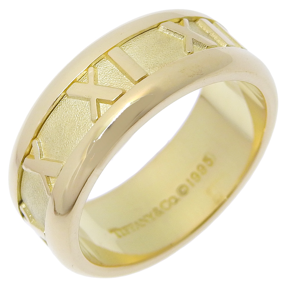 アトラス リング・指輪 K18イエローゴールド 10号 約8.4g レディース 中古品 Aランク