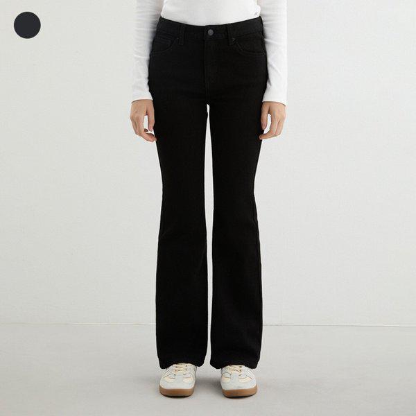 AK Bundang店 女性_二重ガーゼ ブラック フレアブーツカット (YP4D9197)