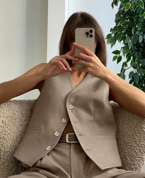 格安販売中セットアップ 上下セット トップス ロングパンツ ベスト ノースリーブ スラックス シンプル カジュアル レディース【大きいサイズ レディース 春夏 下着 ボトムス ストレート スキニー シ