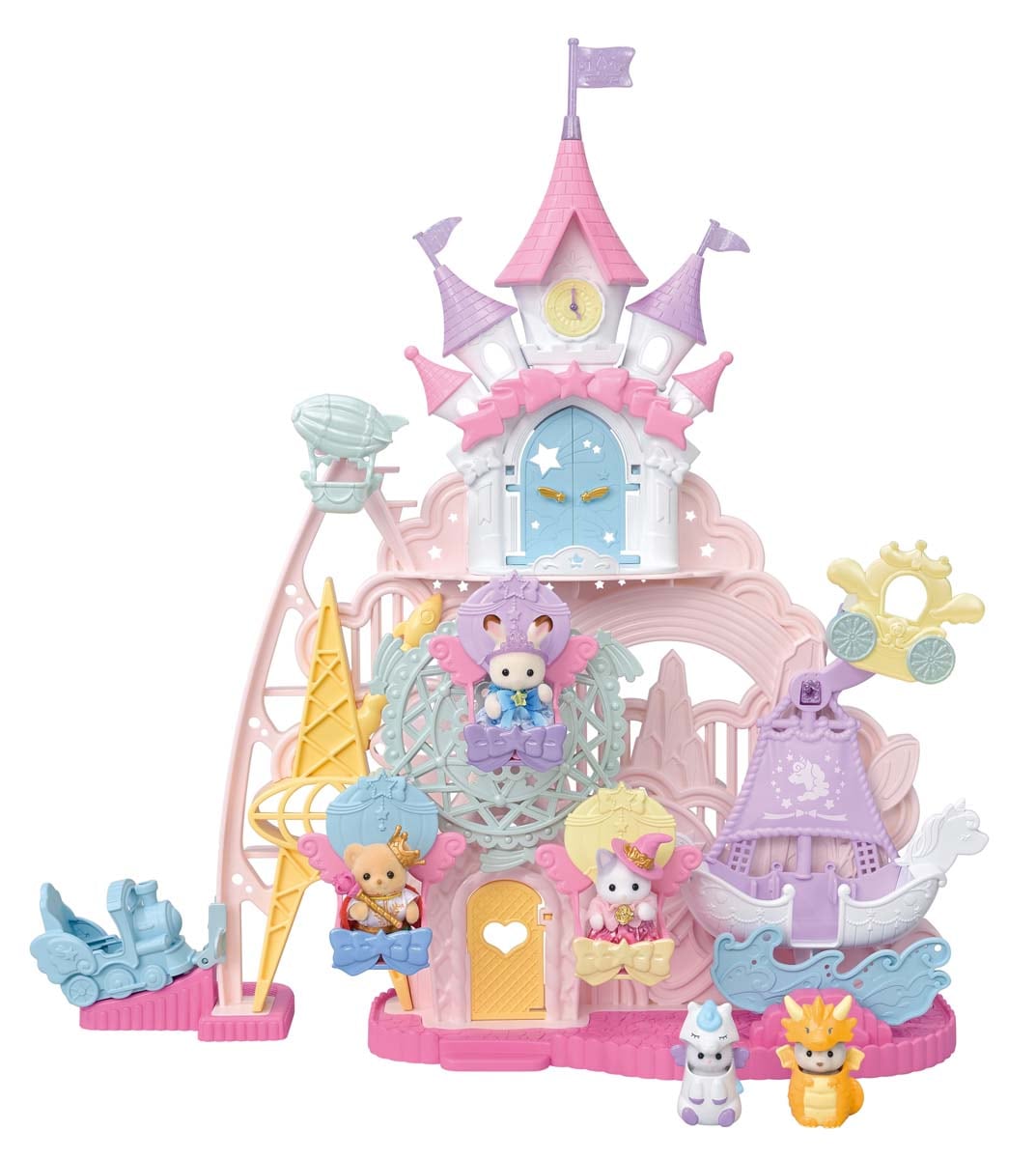 エポック社 シルバニアファミリー お城のゆめいろゆうえんち -ハピネスドリーム-【コ-81】 シルバニアファミリー コ-81 オシロノユメイロユウエンチ ハピネスドリーム