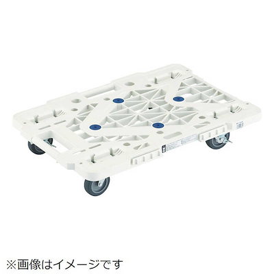 他サイト： トラスコ中山　ルートバン 370X500 4輪自在 S付 白 メッシュタイプ　MPK500JSWの商品画像