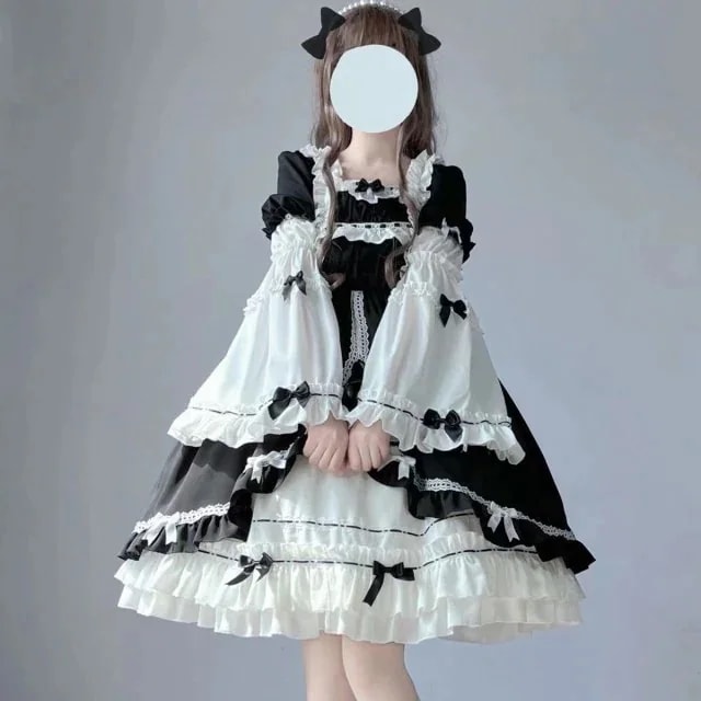 韓国 服 レディース ロリータ ワンピース アセット 仮装春秋冬ファッション おしゃれ 可愛い