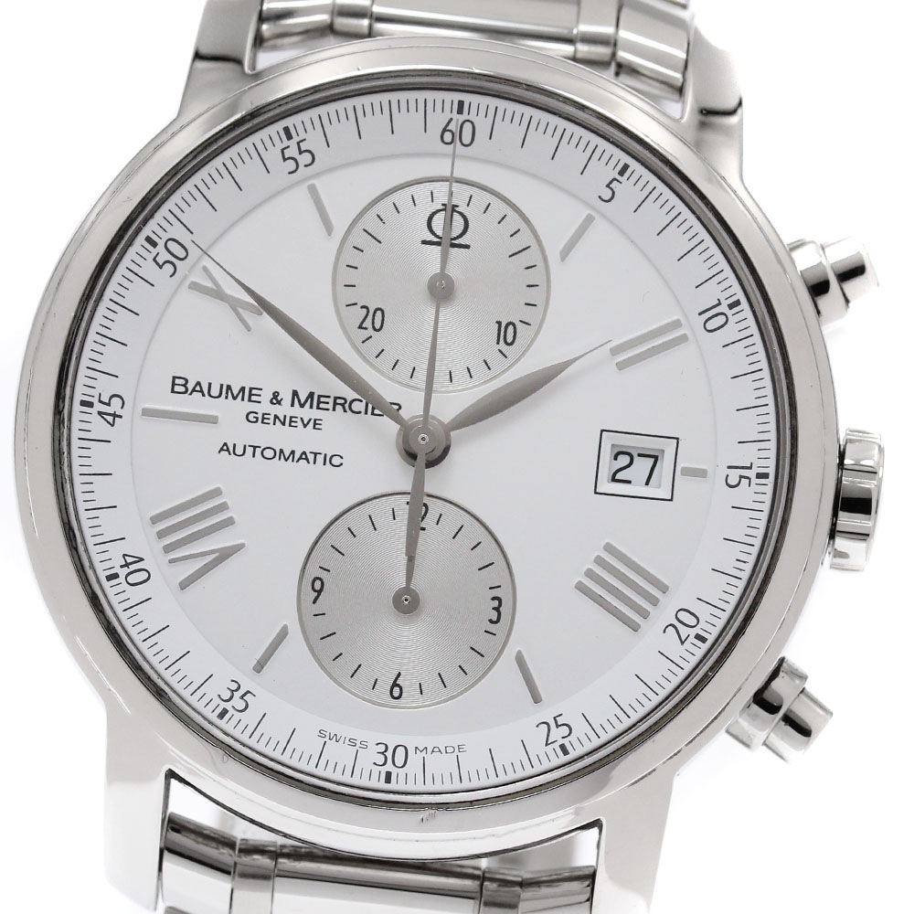 ボーム＆メルシェ Baume & Mercier MOA08732/65591 クラシマ エグゼクティブ オープンバランス クロノグラフ 自動巻き メンズ _949345【中古】
