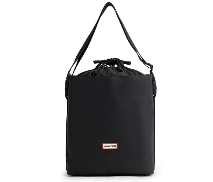 ハンター HUNTER オリジナル ラバライズド ノース サウス トート ブラック バッグ UBS3934CPE-BLK