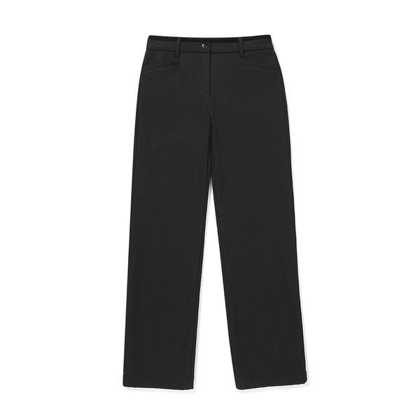 [マルボン公式] 女性ミンクボンディングストレートフィットパンツ BLACK (WOMAN)