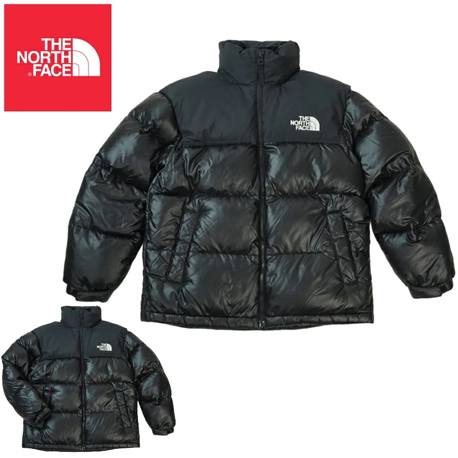 ノースフェイス THE NORTH FACEキッズ レディース ダウンジャケットKS 1996 ECO NUPTSE JACKETKS 1996 エコ ヌプシ リアルブ