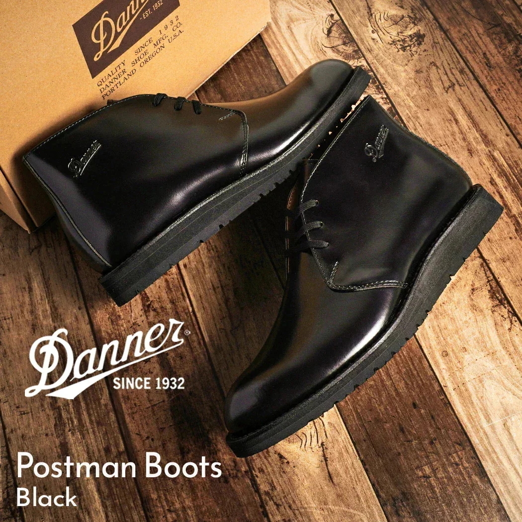 Danner ダナー ポストマン 革靴 POSTMAN ブーツ BOOTS DARK BROWN ( ブラウン レザー メンズ レディース 日本製 ガラスレザー ワークブーツ チャッカブーツ D214