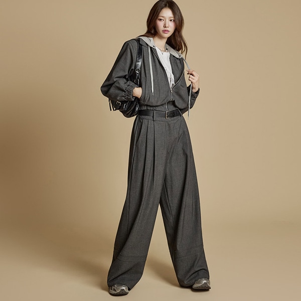 TP2225 ジャンパー パンツ セットアップ