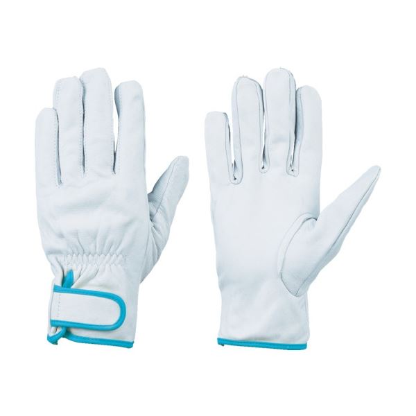 （まとめ）牛本革手袋 LL CG717-LL 1双 [x3セット]