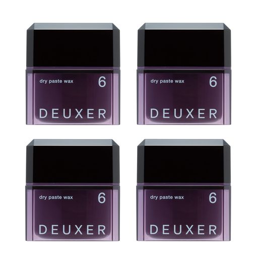 ナンバースリー DEUXER(デューサー) ドライペーストワックス6(4個セット) ヘアワックス フローラルベリー バイオレット 4個
